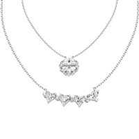 Collana Amen Donna Amore in Argento Zircone CLPMHBB - CLPMHBB